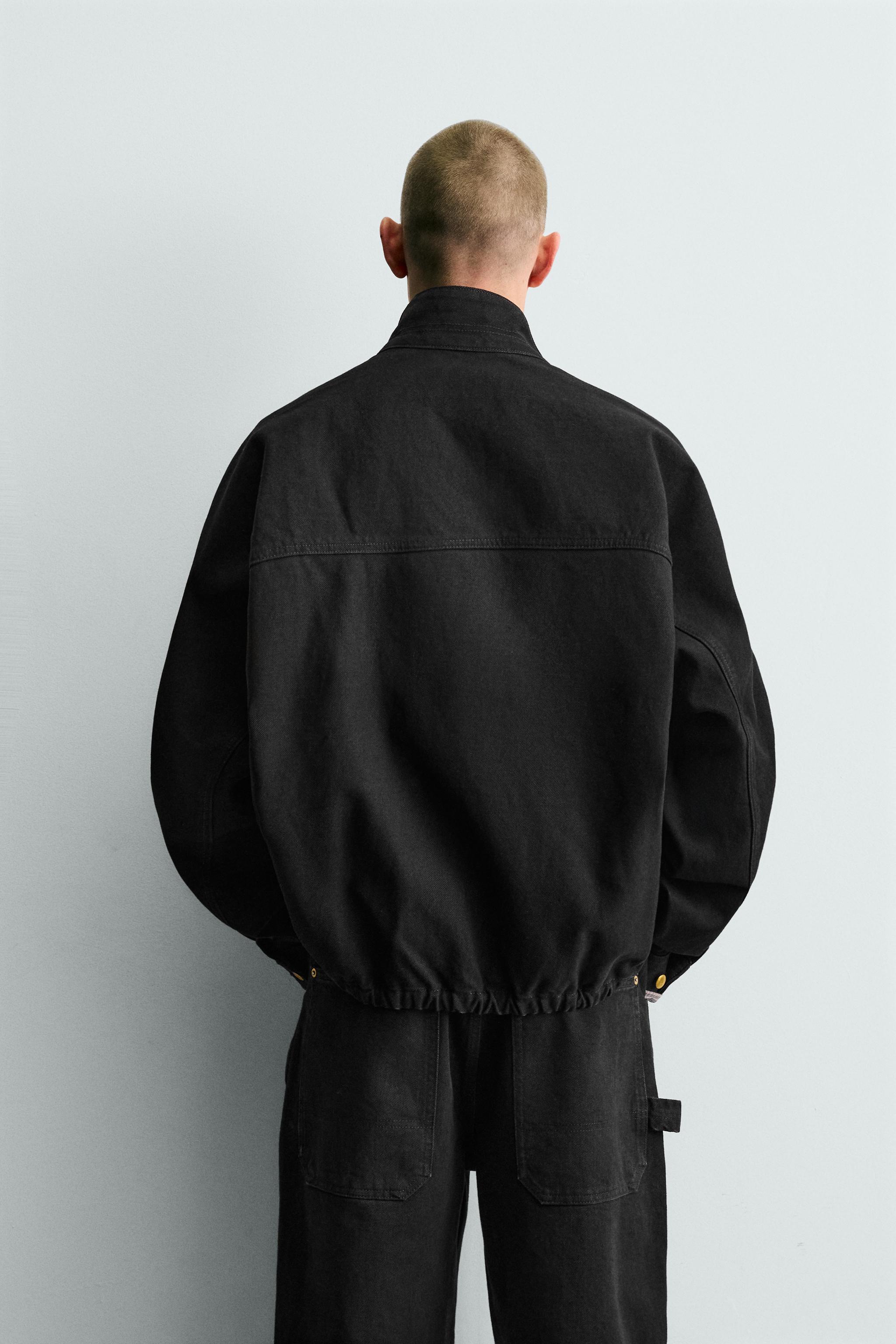 BLOUSON BOMBER COUPE CARRÉE EN COTON